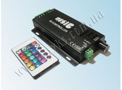 RGB Music-контроллер IR 120Вт 12В black (24 кнопки)